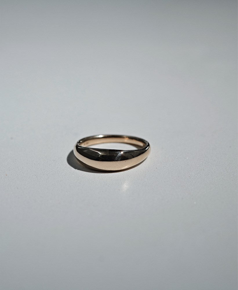 Claude Ring Plain | Gold Vermeil