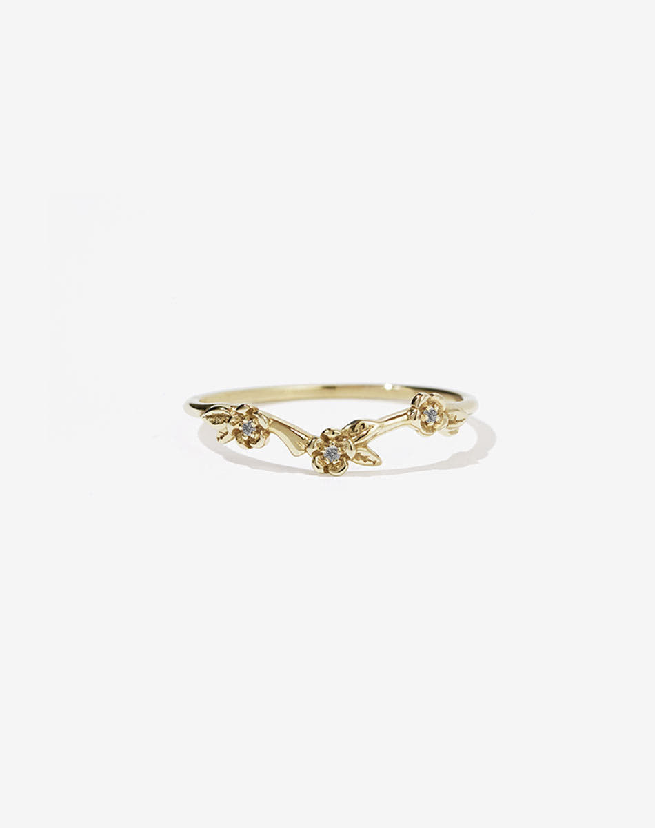 Alba Band Stone Set | 9ct Yellow Gold