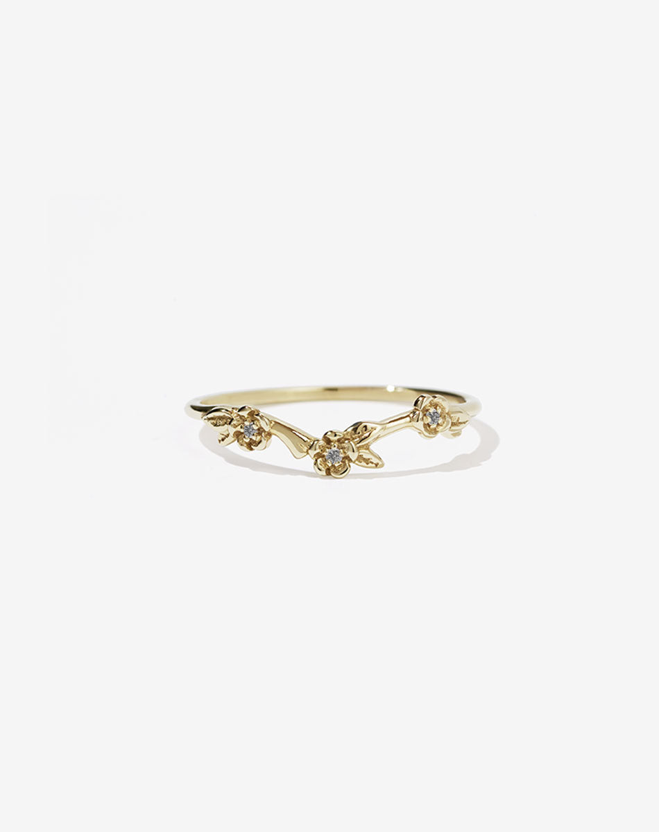 Alba Band Stone Set | 9ct Yellow Gold