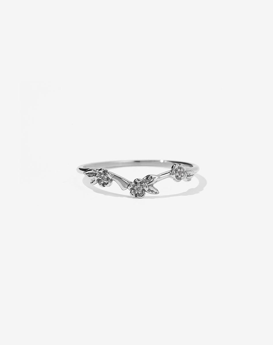 Alba Band Stone Set | Sterling Silver