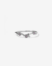 Alba Band Stone Set | Sterling Silver