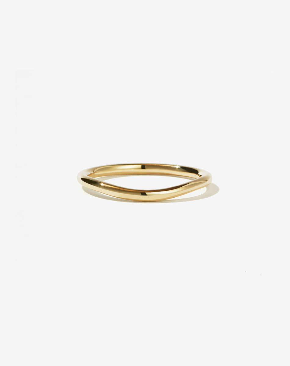 Amelie Band Plain | 18ct Yellow Gold