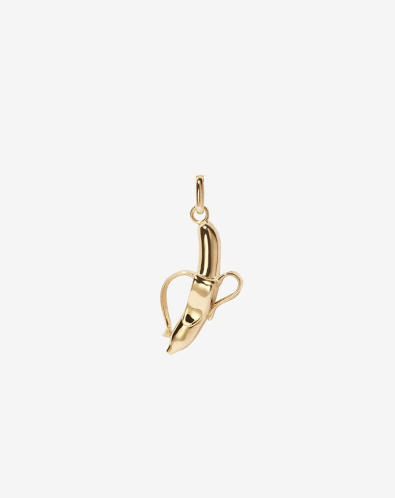 Banana Charm | 23k Gold Plated
