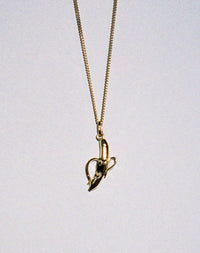 Banana Charm Necklace | 9ct Yellow Gold