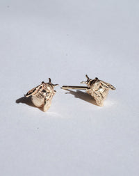 Bee Stud Earrings | 9ct Yellow Gold