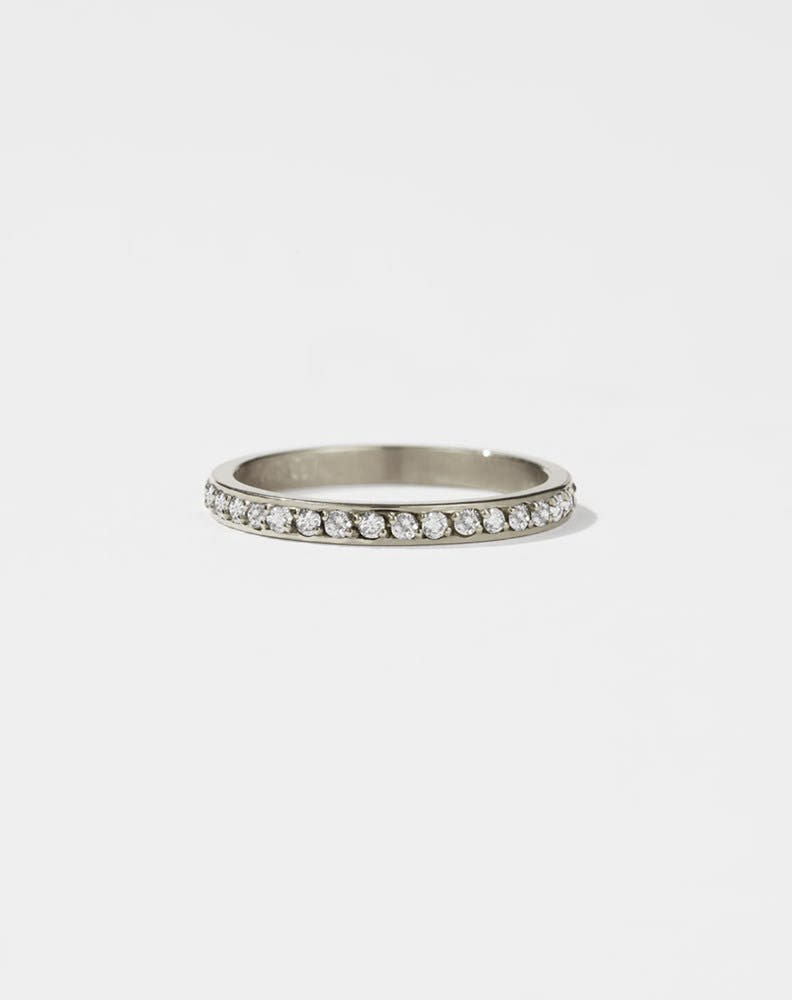 Bella Eternity Band | 14ct White Gold