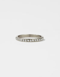 Bella Eternity Band | 14ct White Gold