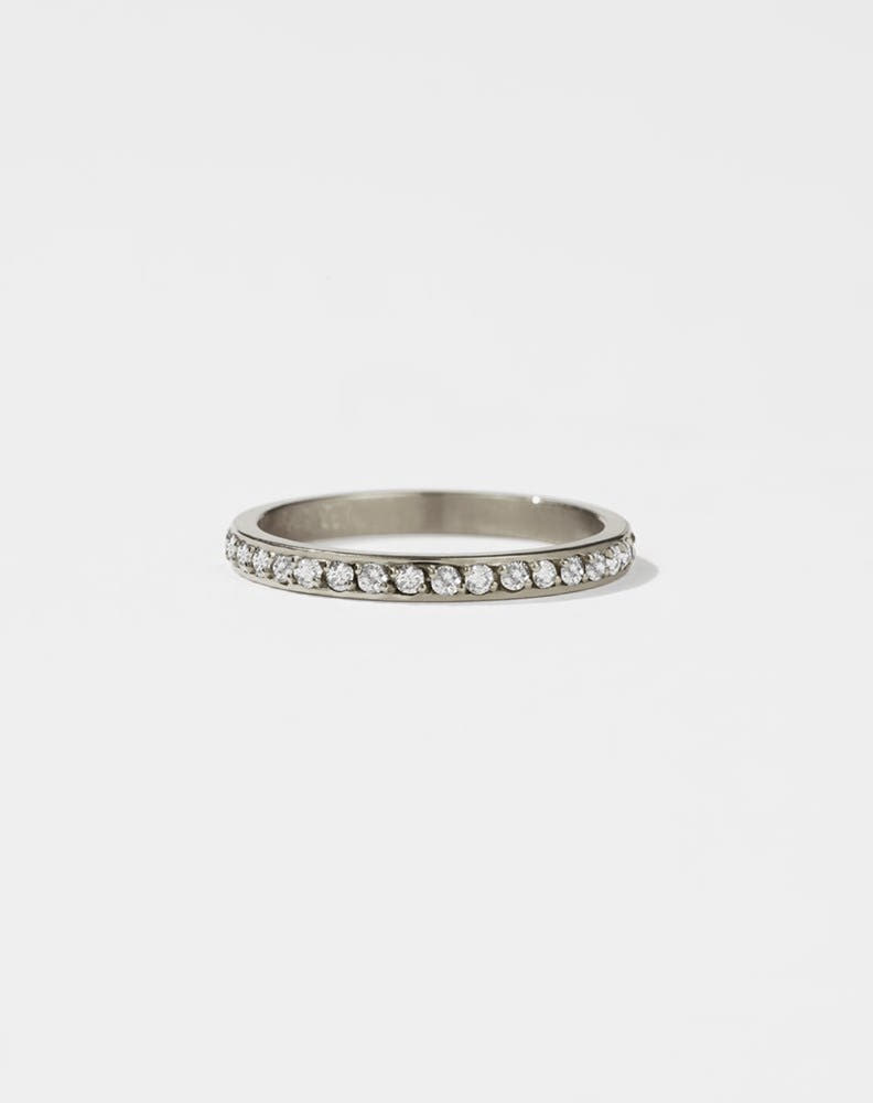 Bella Eternity Band | 18ct White Gold