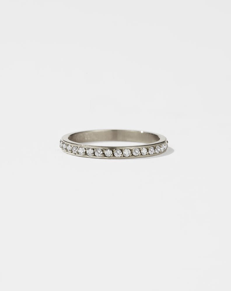 Bella Eternity Band | 9ct White Gold