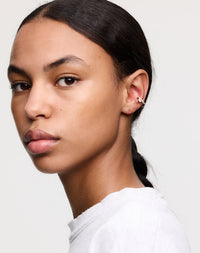 Bliss Ear Cuff Pave | 9ct Yellow Gold