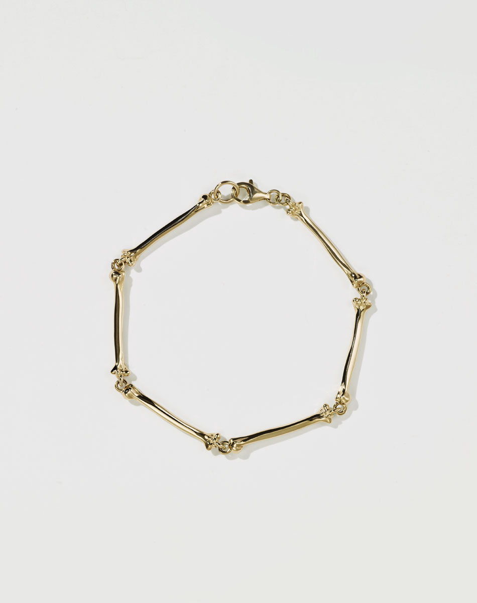 Bone Bracelet | 23k Gold Plated