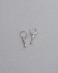 Bone Charm Earrings | Sterling Silver