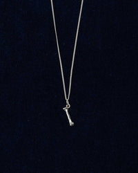 Bone Charm Necklace | Sterling Silver