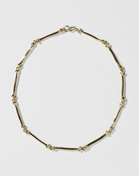 Bone Necklace | 23k Gold Plated
