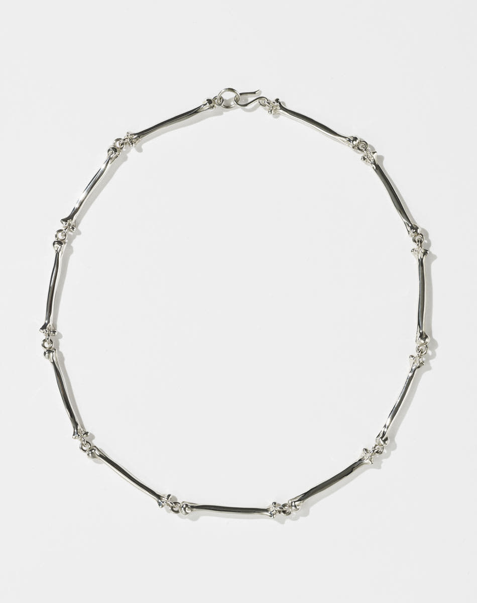 Bone Necklace | Sterling Silver