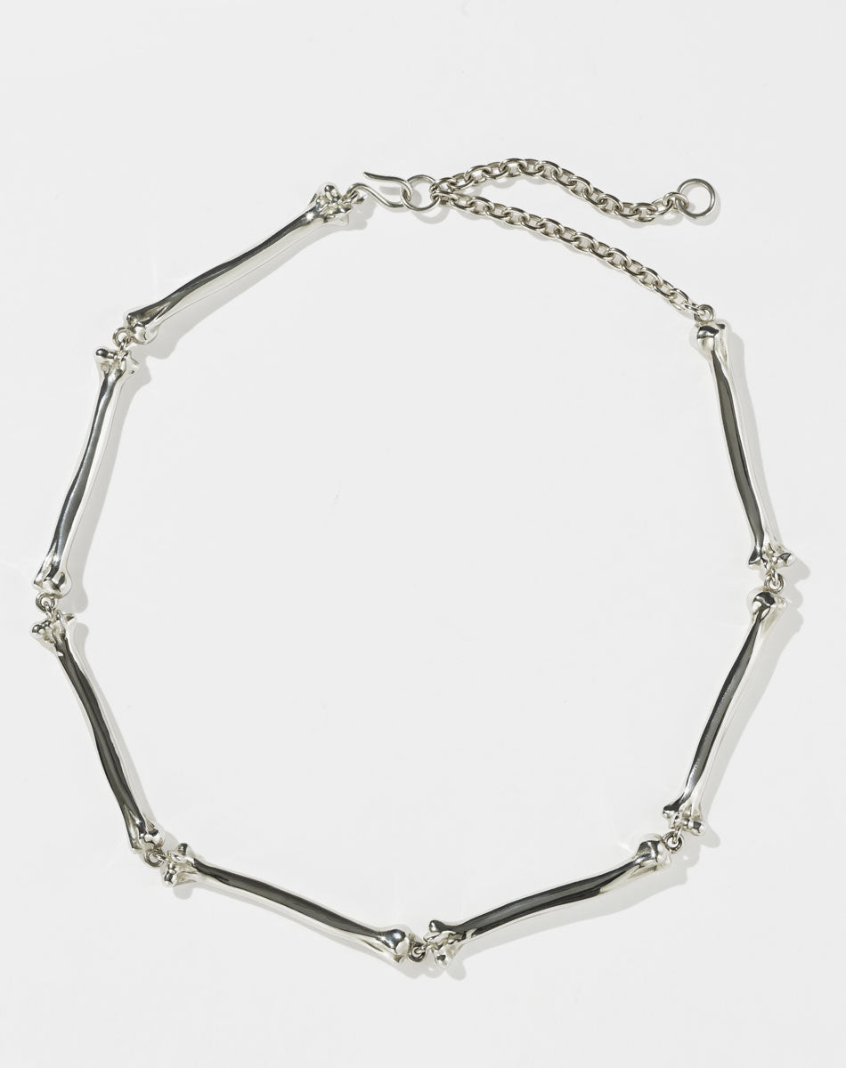 Bone Necklace Bold | Sterling Silver