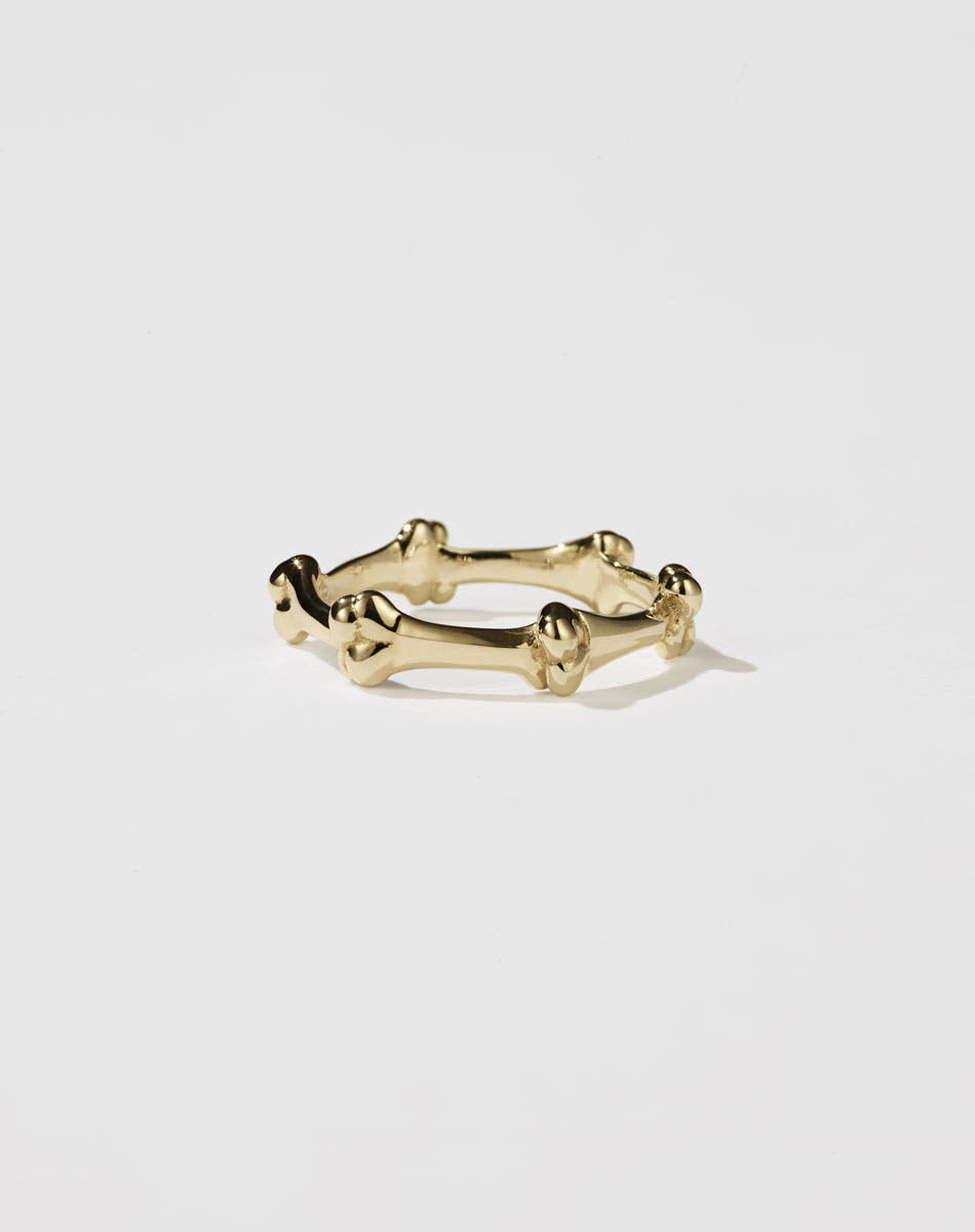 Bone Ring | 9ct Yellow Gold