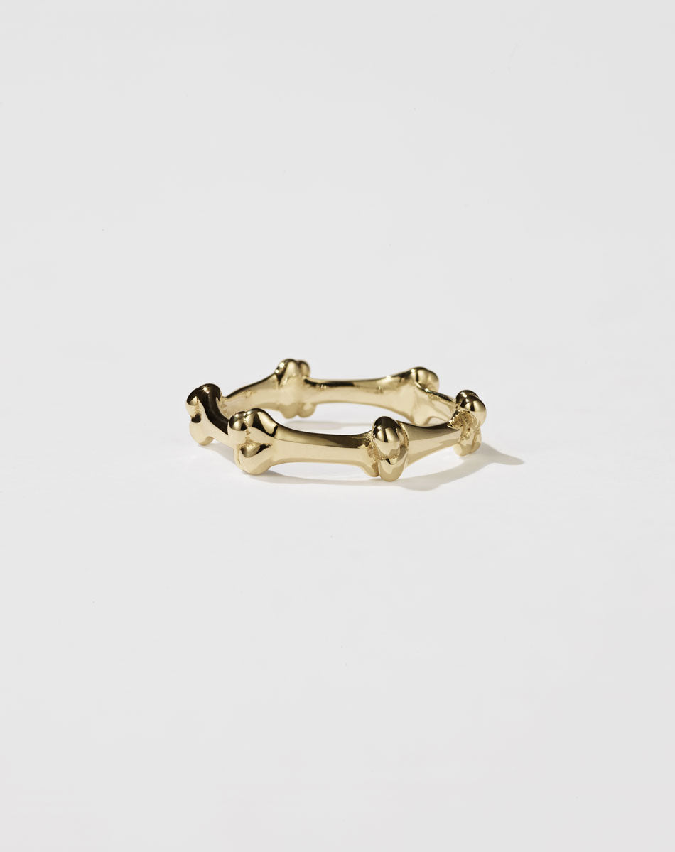 Bone Ring | 9ct Yellow Gold