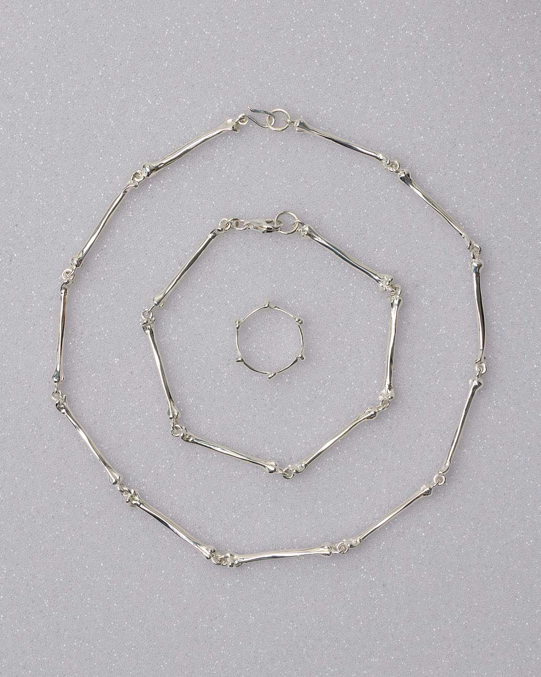 Figaro Wide Chain Bracelet | Sterling Silver - Meadowlark Jewellery