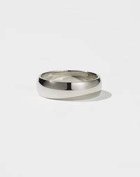 Classic Half Round Band | 14ct White Gold