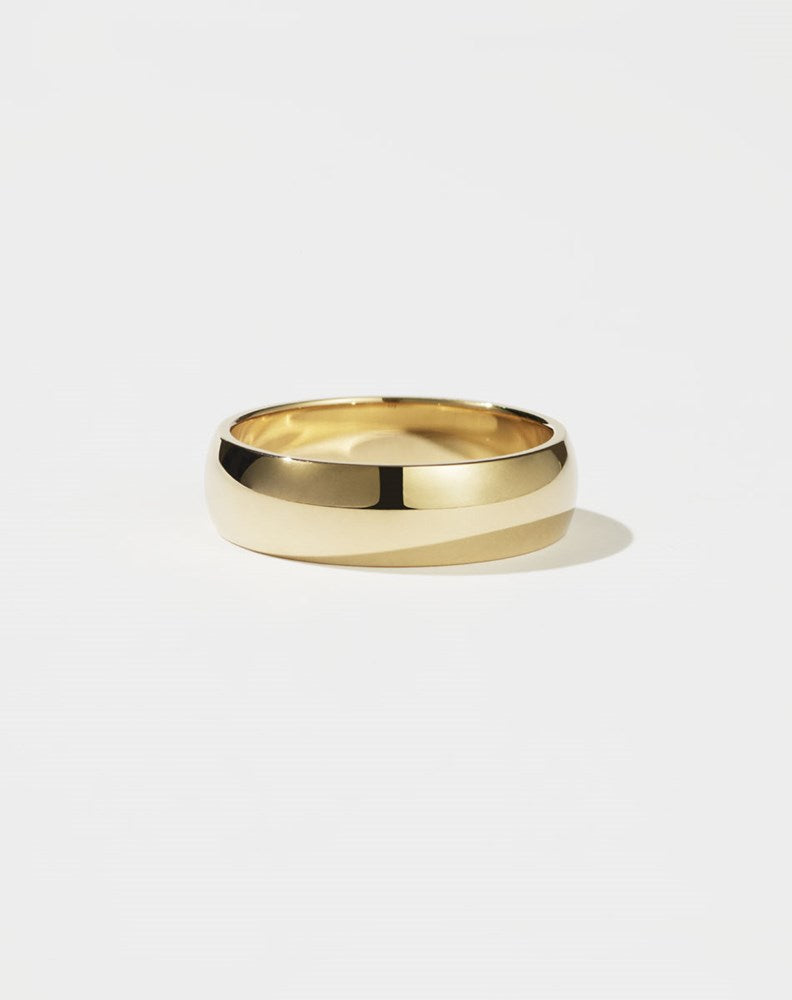 Classic Half Round Band | 18ct Yellow Gold