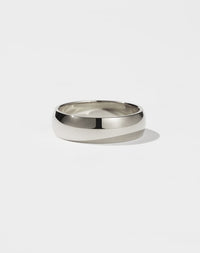 Classic Half Round Band | 9ct White Gold