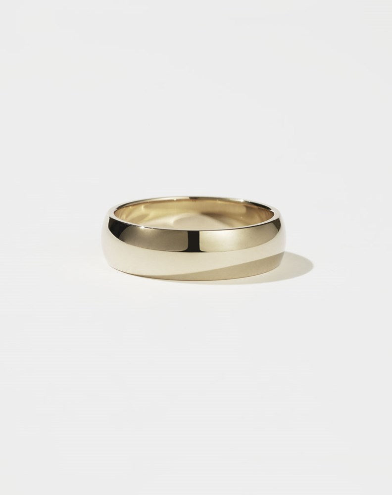 Classic Half Round Band | 9ct Yellow Gold
