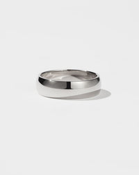 Classic Half Round Band | Platinum