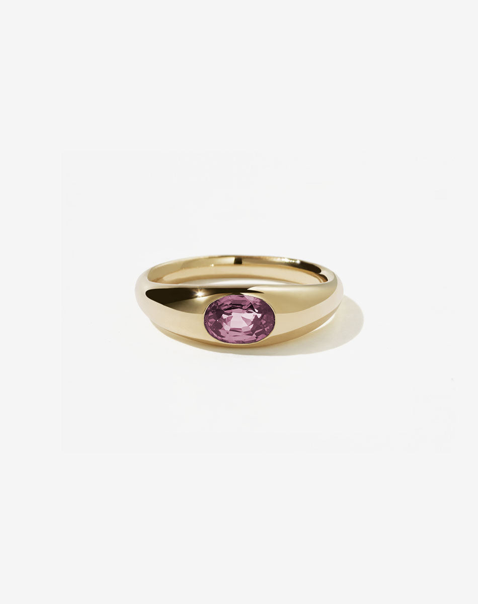 Claude Ring with Stone | Gold Vermeil