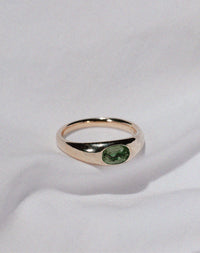 Claude Ring with Stone | Gold Vermeil
