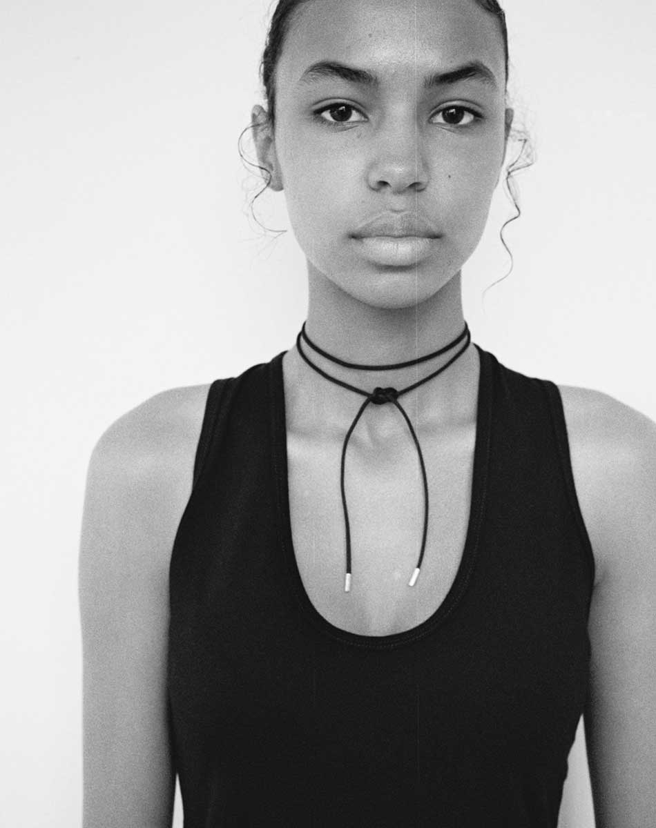 Cord Choker | Sterling Silver