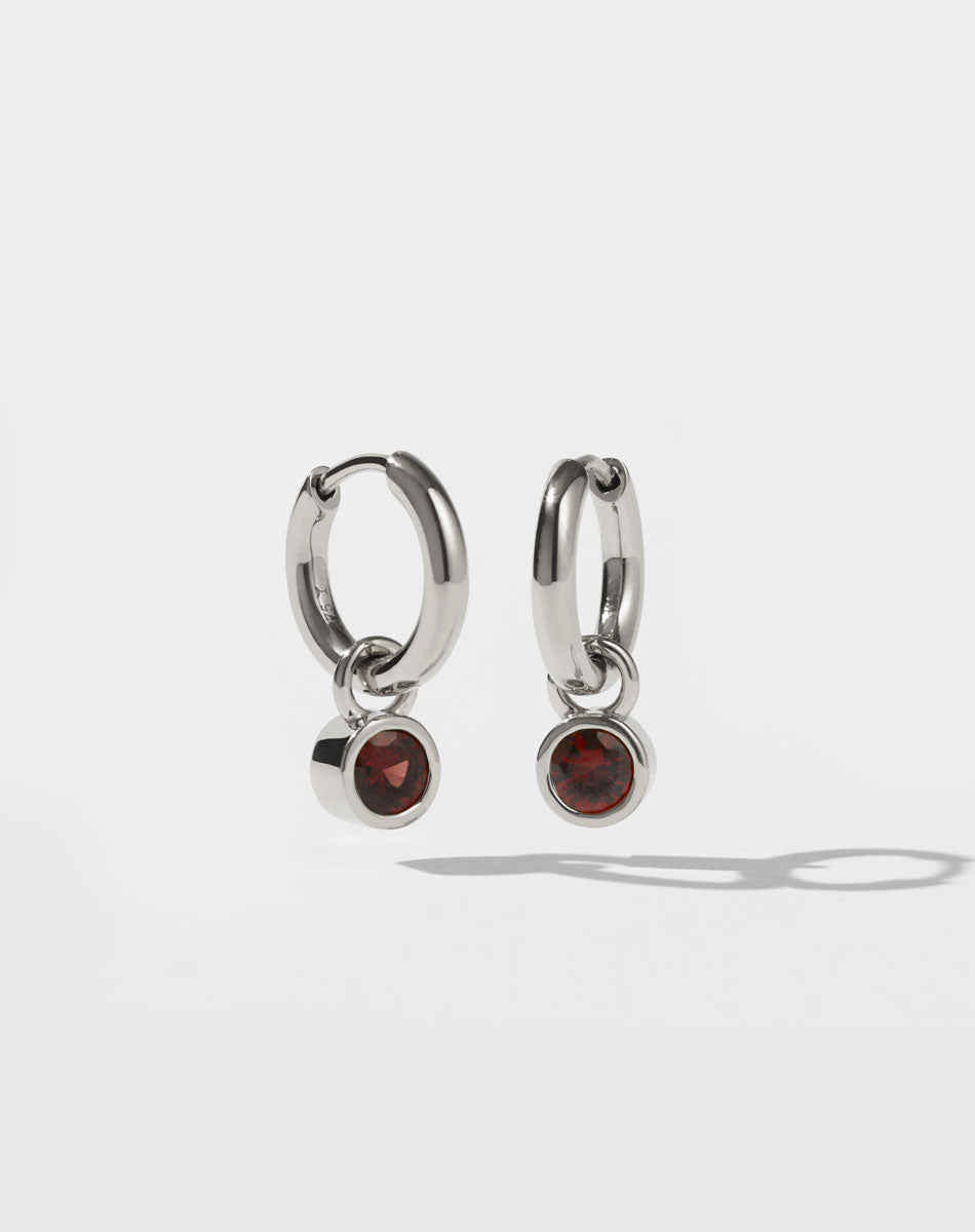 Cosmo Hoop Earrings | Sterling Silver