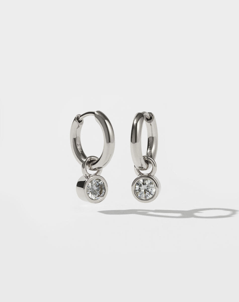 Cosmo Hoop Earrings | Sterling Silver