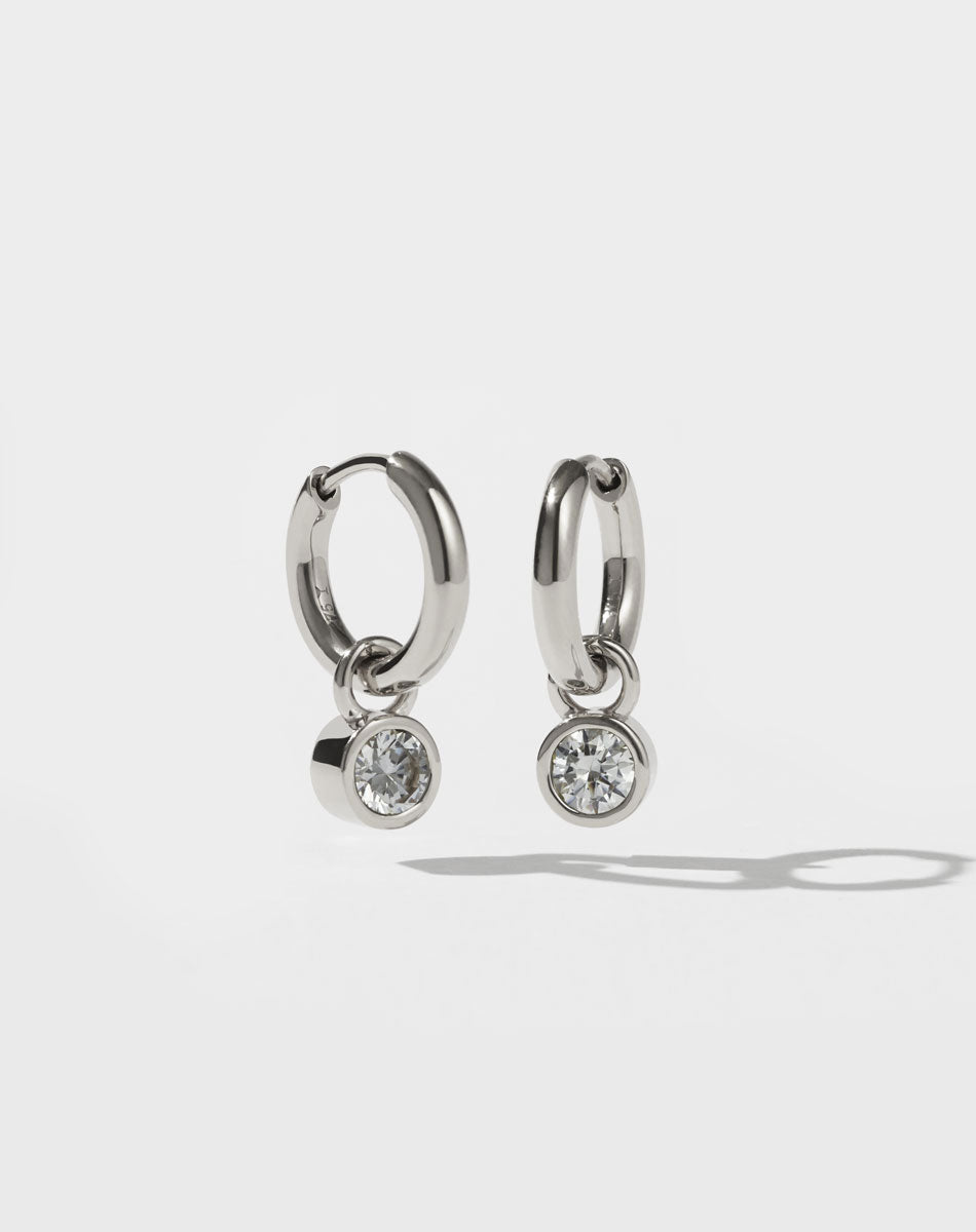 Cosmo Hoop Earrings | Sterling Silver