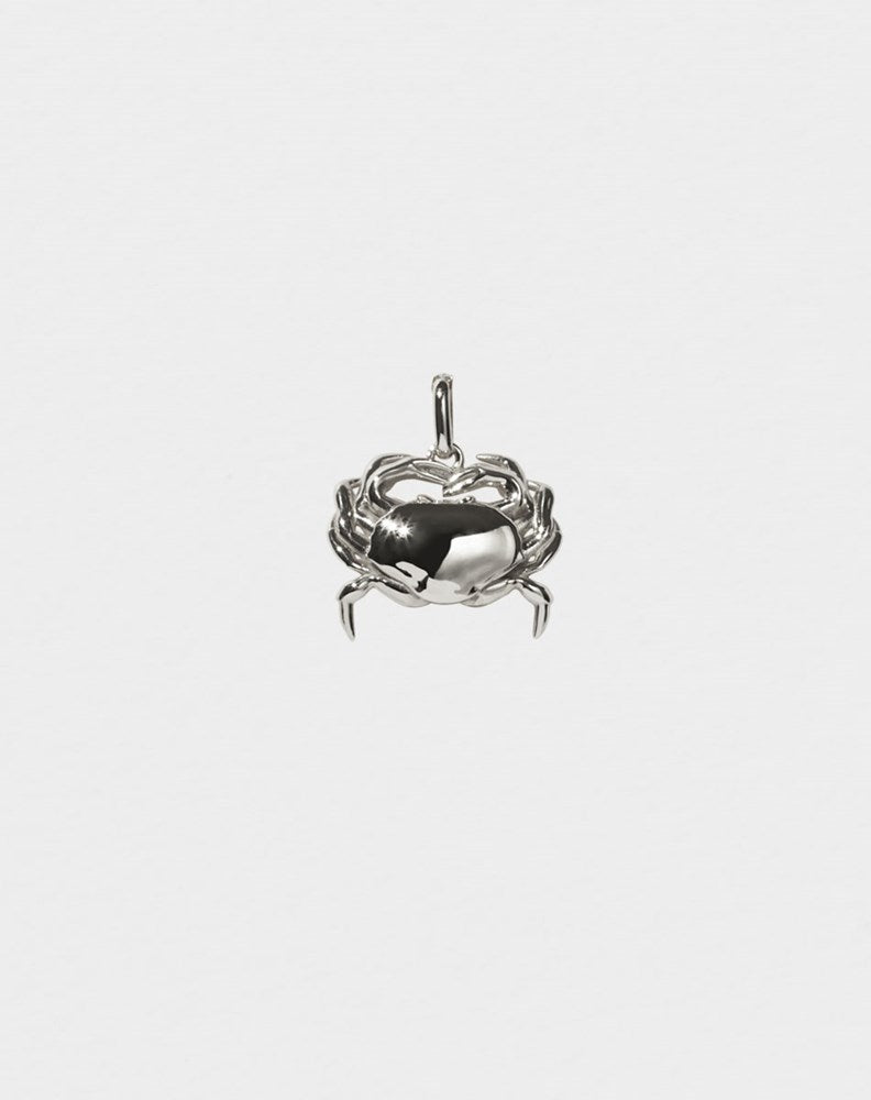 Crab Charm | Sterling Silver