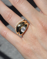 Claude Ring with Stone | Gold Vermeil