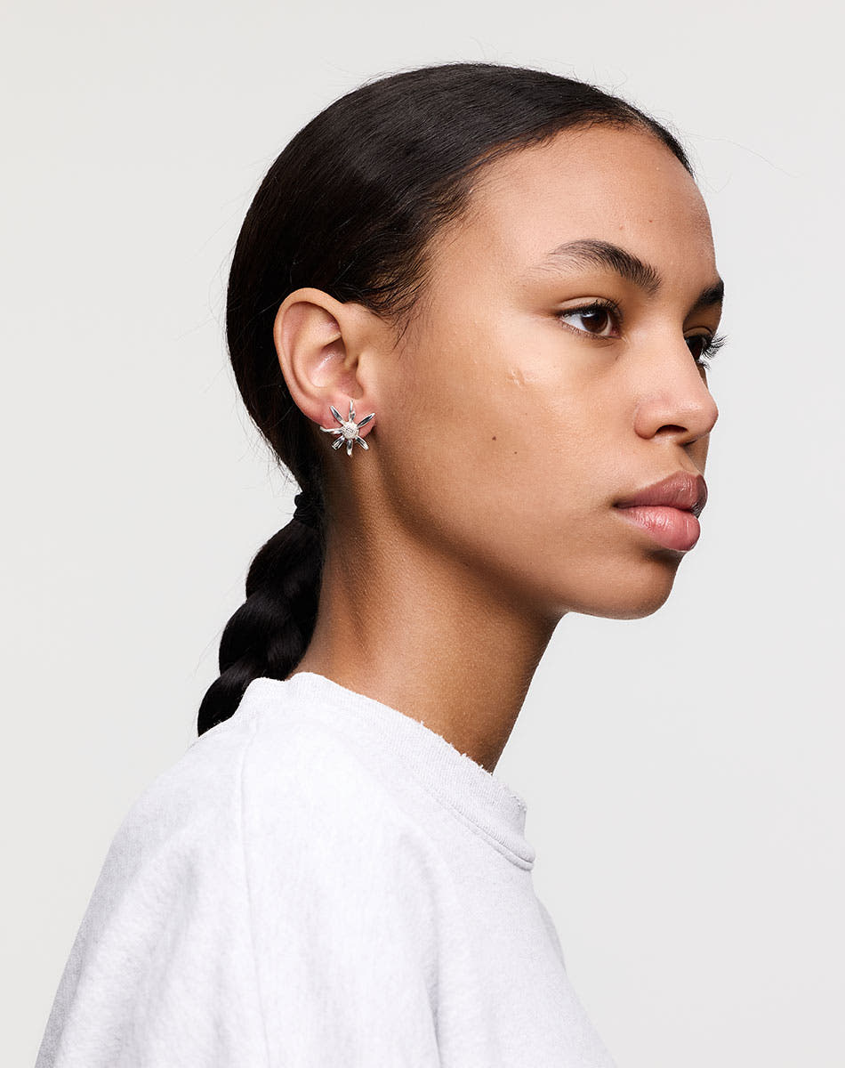 Daisy Earrings Medium | Sterling Silver