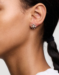 Daisy Studs Earrings | 23k Gold Plated