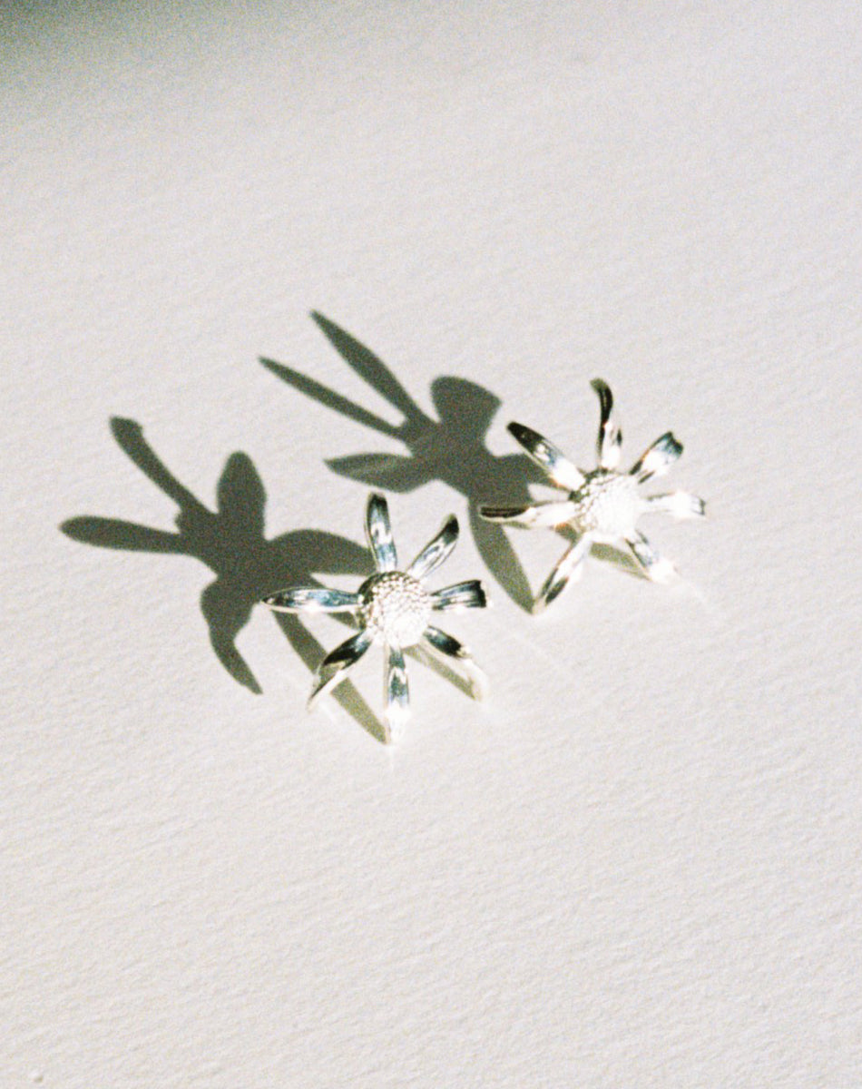 Daisy Earrings Medium | Sterling Silver