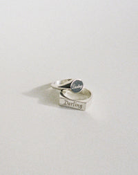Darling Signet Cursive | Sterling Silver