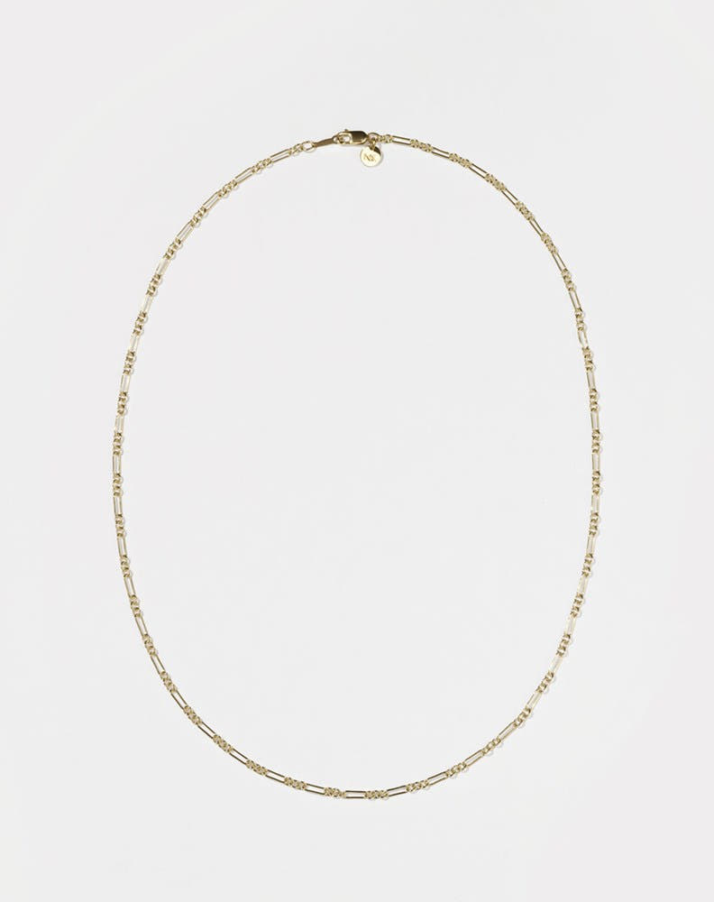 Decorative Fine Chain Necklace | 23k Gold Plated