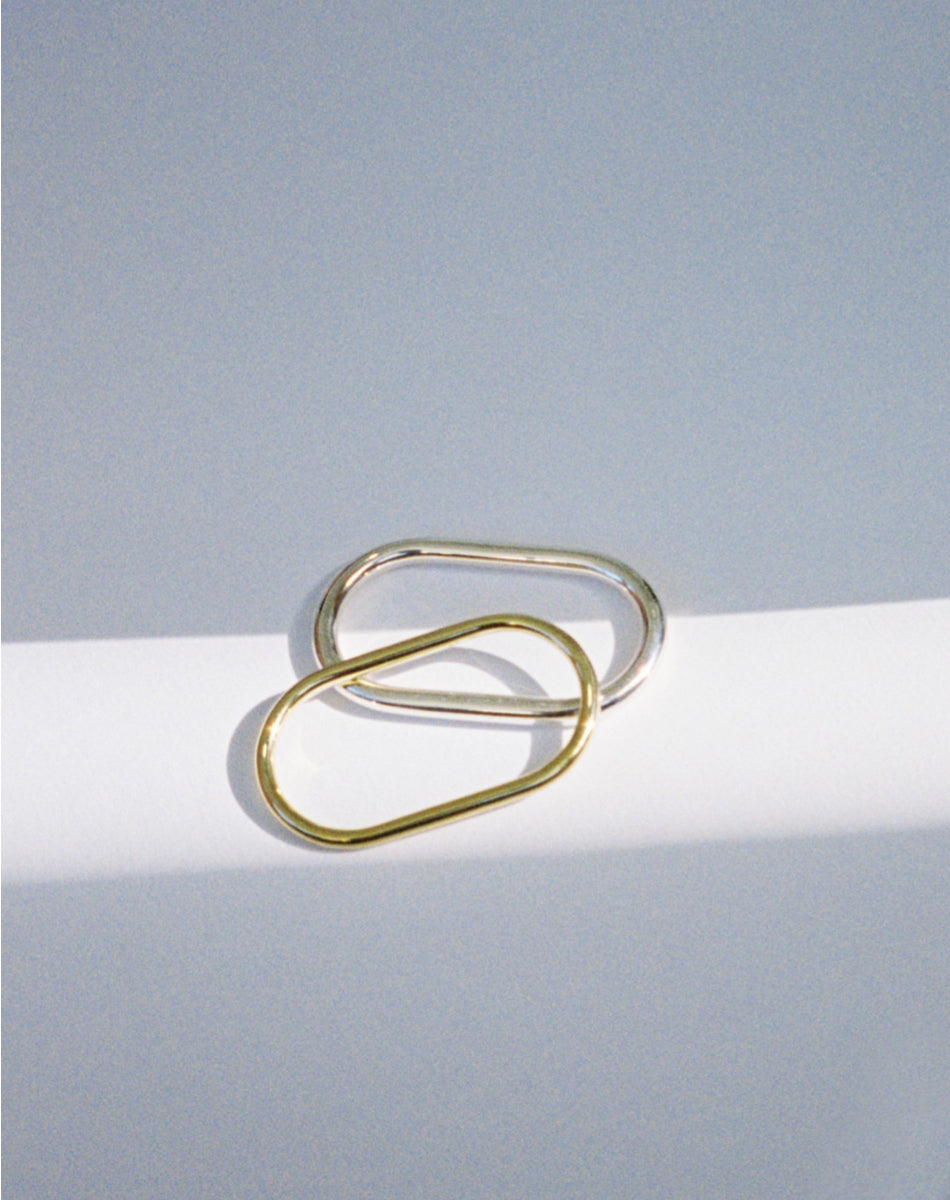 Double Ring 3.5mm | 9ct Yellow Gold