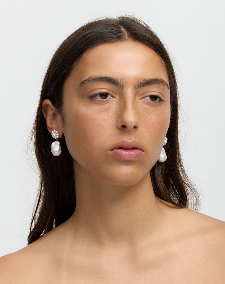 Emile Drop Earrings | 9ct Yellow Gold