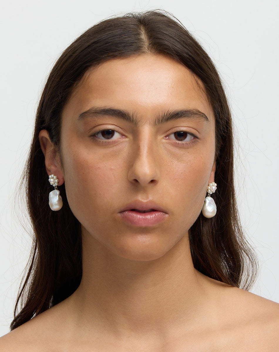 Emile Drop Earrings | 23k Gold Plated Mix