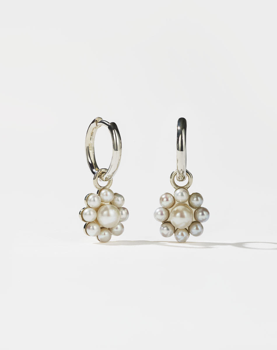 Emile Charm Earrings | Sterling Silver