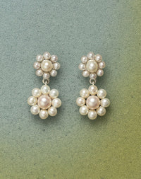 Emile Double Drop Earrings | Sterling Silver