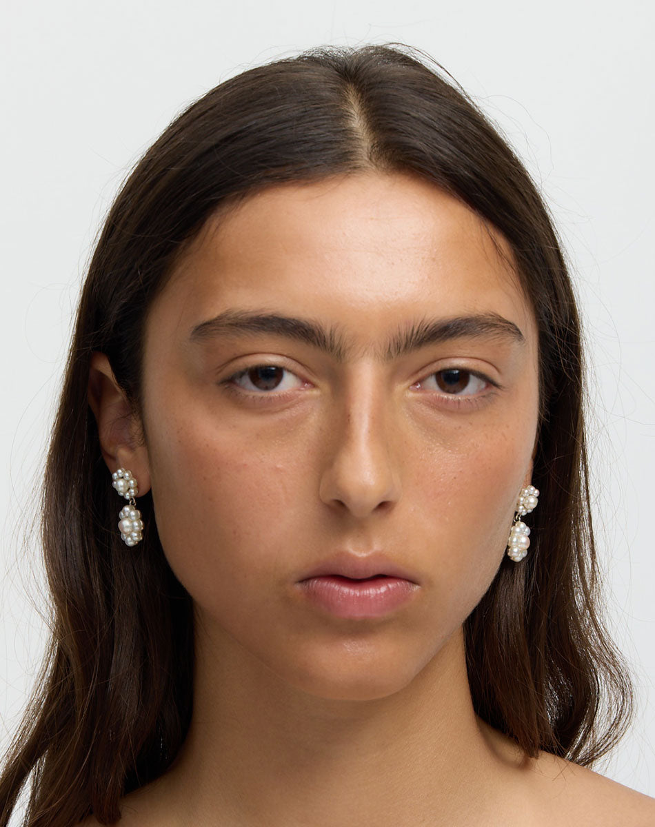 Emile Double Drop Earrings | 9ct Yellow Gold