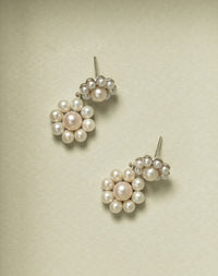 Emile Double Drop Earrings | Sterling Silver