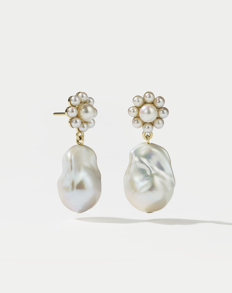 Emile Drop Earrings | 9ct Yellow Gold