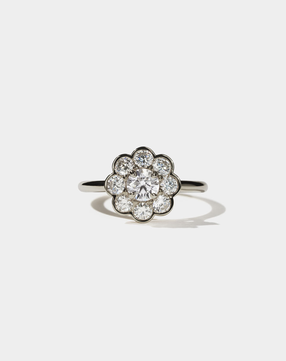 Emile Engagement Ring 1.3ct | 18ct White Gold